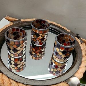 Mosaic Votive Candle holders